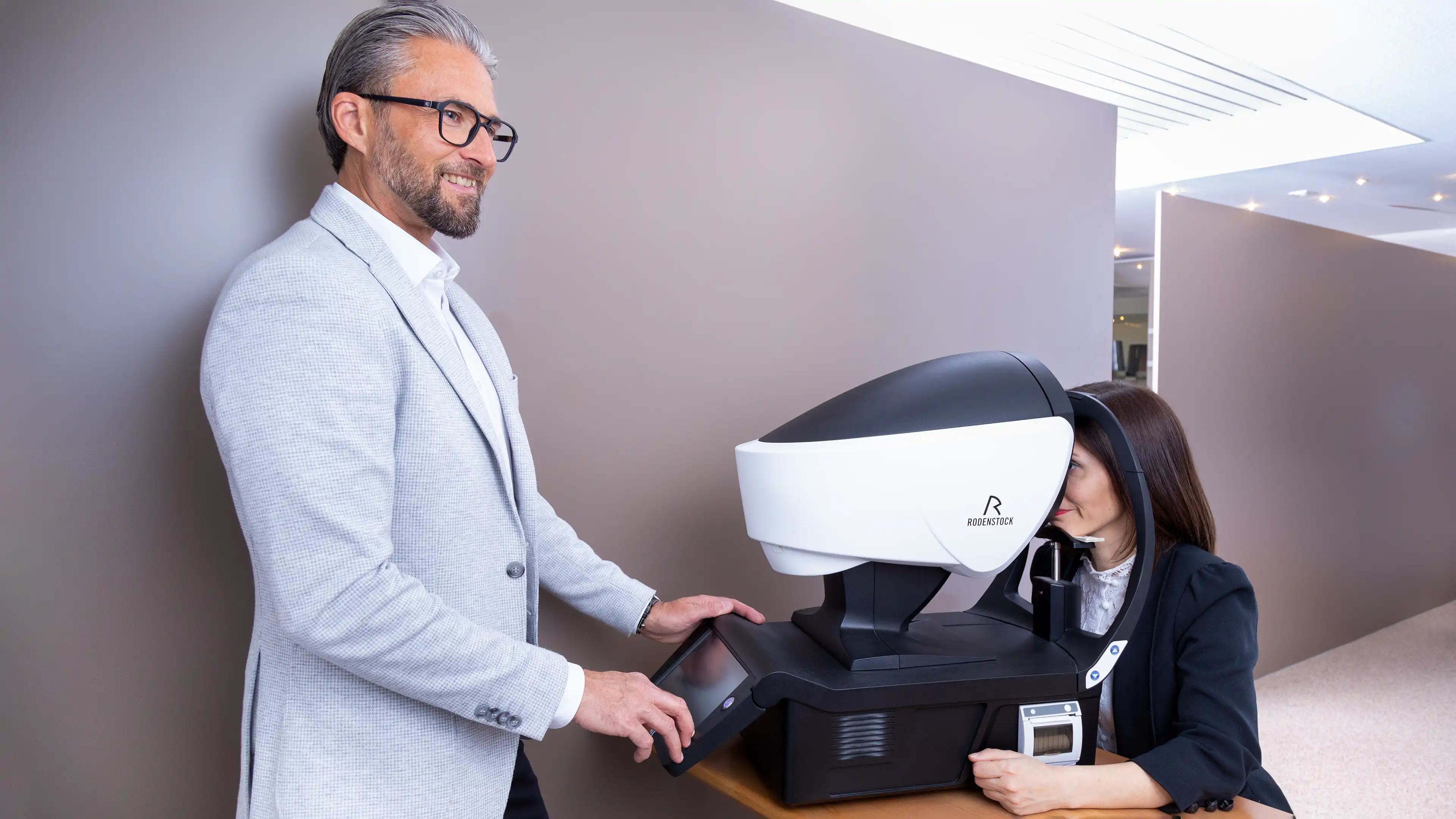 DNEye Messung bei Kienzle Optik in Marbach